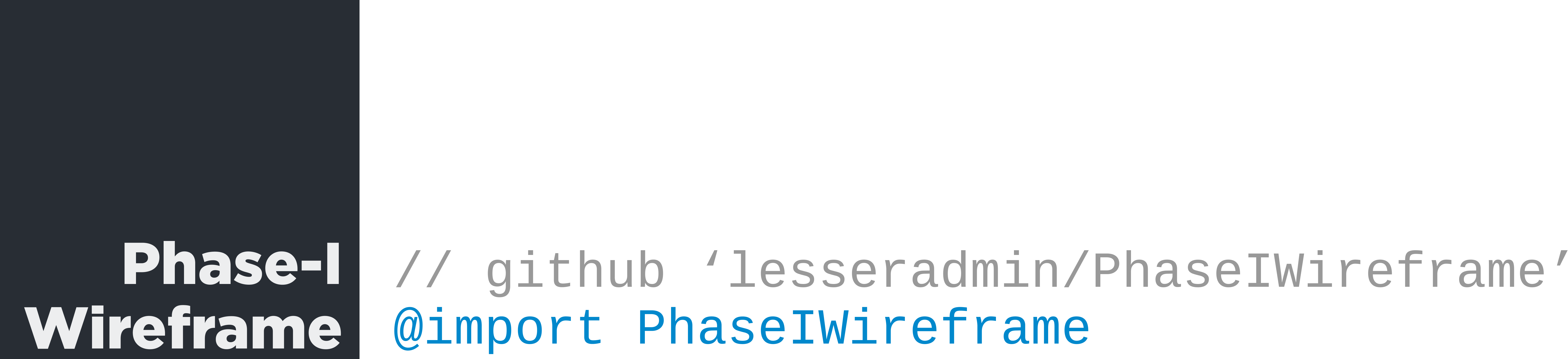 PhaseIWireframe