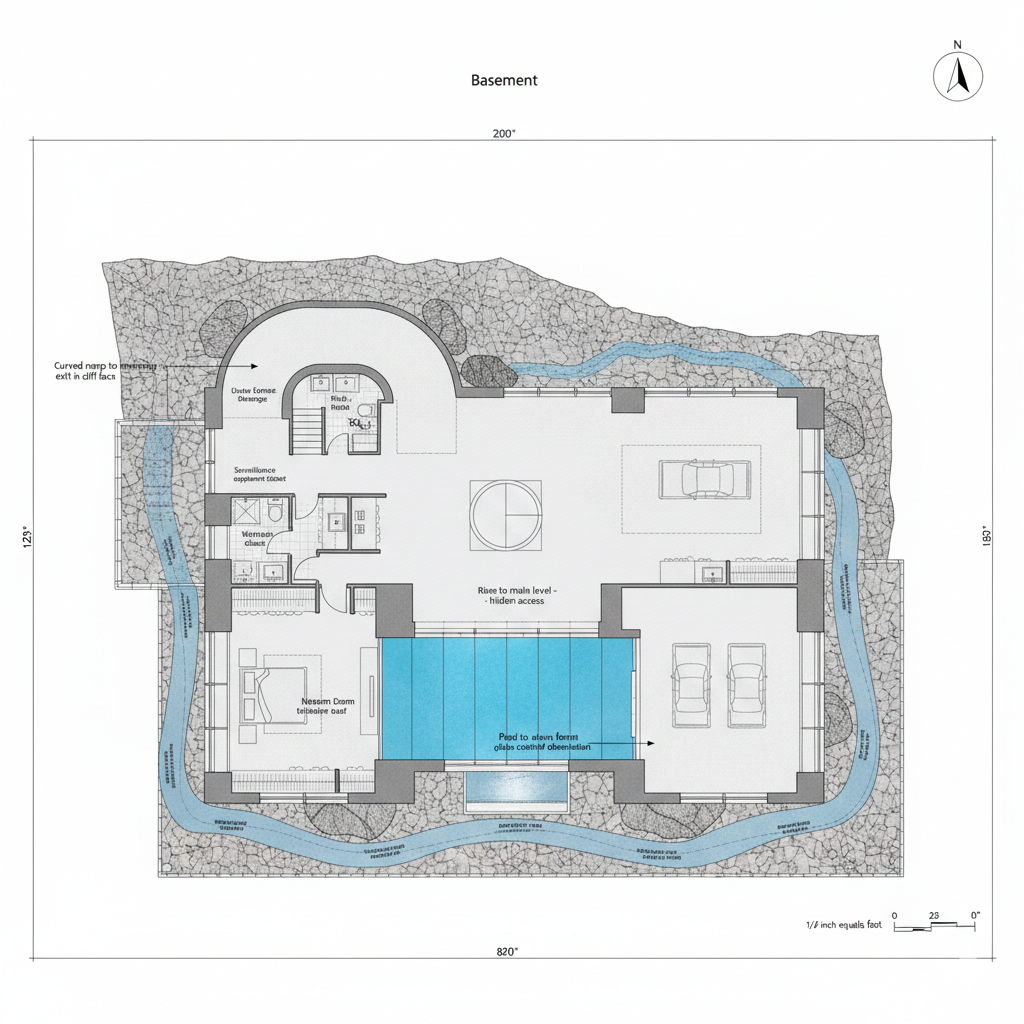Basement Level Floor Plan