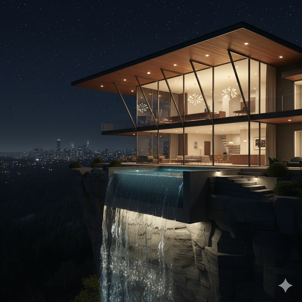 Waterfall Night